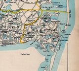 1910 Map of Barnstable County Massachusetts