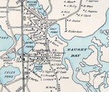 1910 Map of Eastham Barnstable County Massachusetts