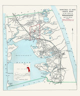1910 Map of Wellfleet Barnstable County Massachusetts