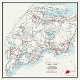 1910 Town Map of Barnstable Massachusetts