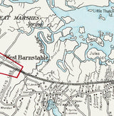1910 Town Map of Barnstable Massachusetts