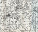 1871 Map of Saline County Missouri