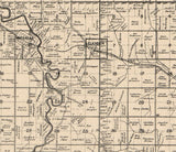 1909 Map of Douglas County Nebraska