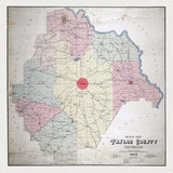 1908 Map of Taylor County Georgia