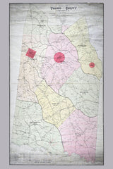 1913 Map of Toombs County Georgia