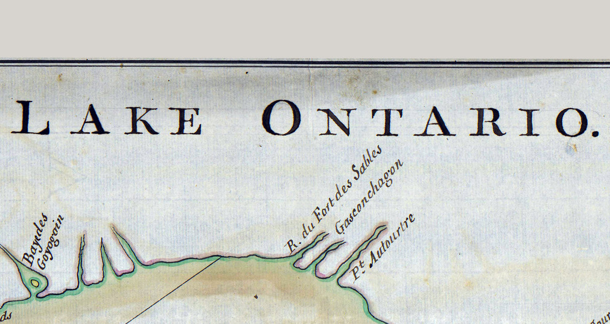 1760 Map of Lake Ontario