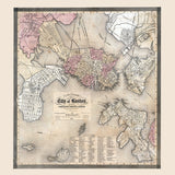 1841 Map of Boston Massachusetts