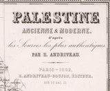 1862 Map of Palestine