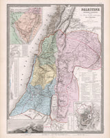 1862 Map of Palestine