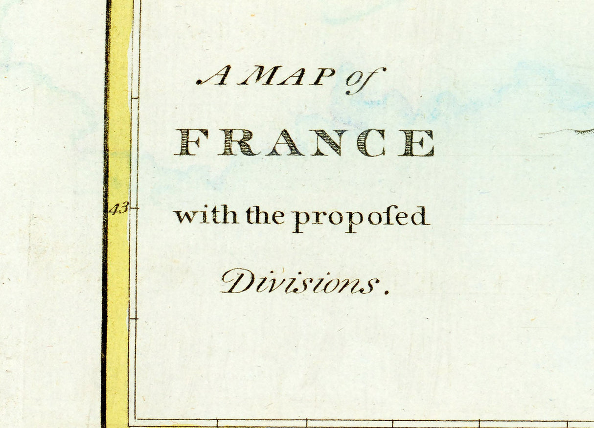 1793 Map of France