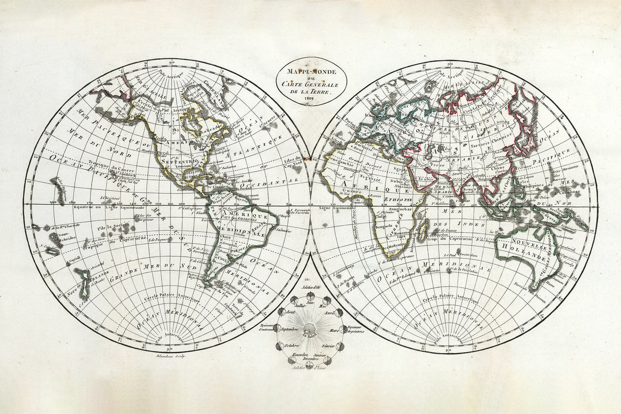 1809 Map of the World