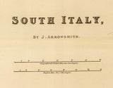1832 Map of Southern Italy