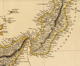 1832 Map of Southern Italy