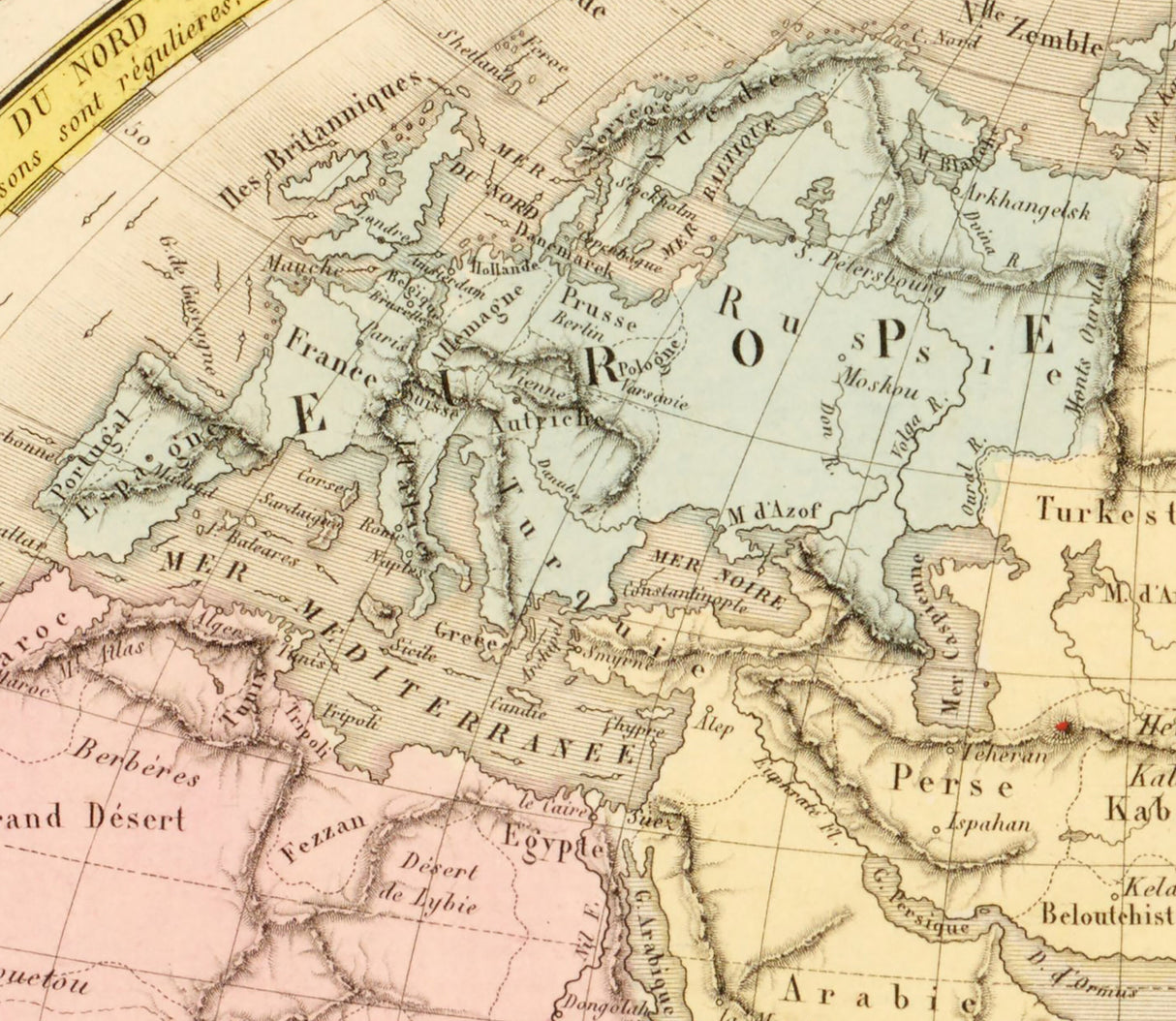 1839 Map of the World
