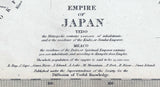 1844 Map of the Empire of Japan