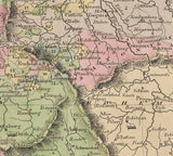 1849 Map of Germany