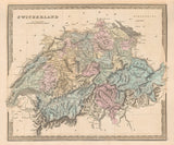 1849 Map of Switzerland