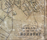 1853 Map of Norfolk County Massachusetts