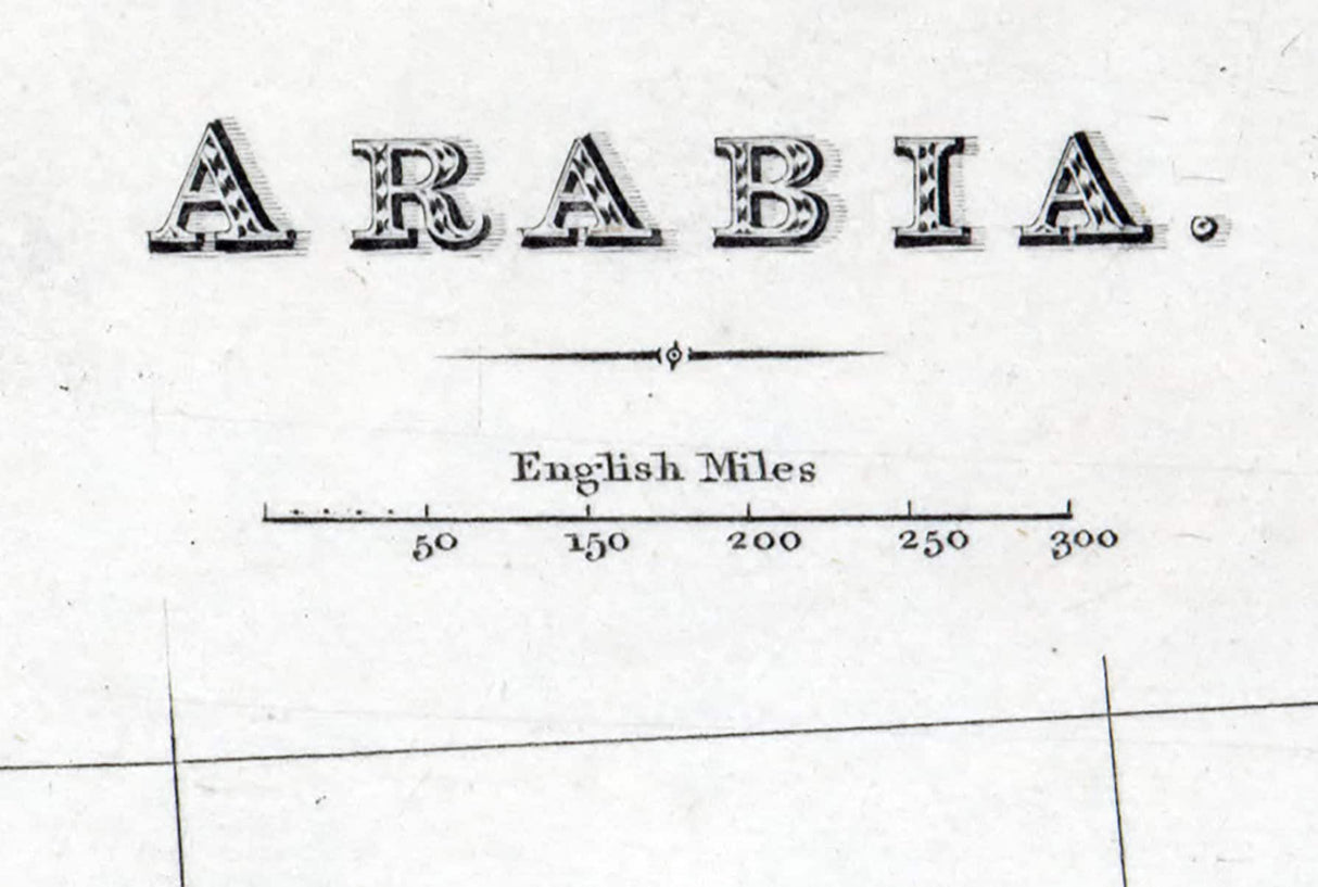 1856 Map of Arabia
