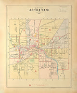 1904 Map of Auburn New York