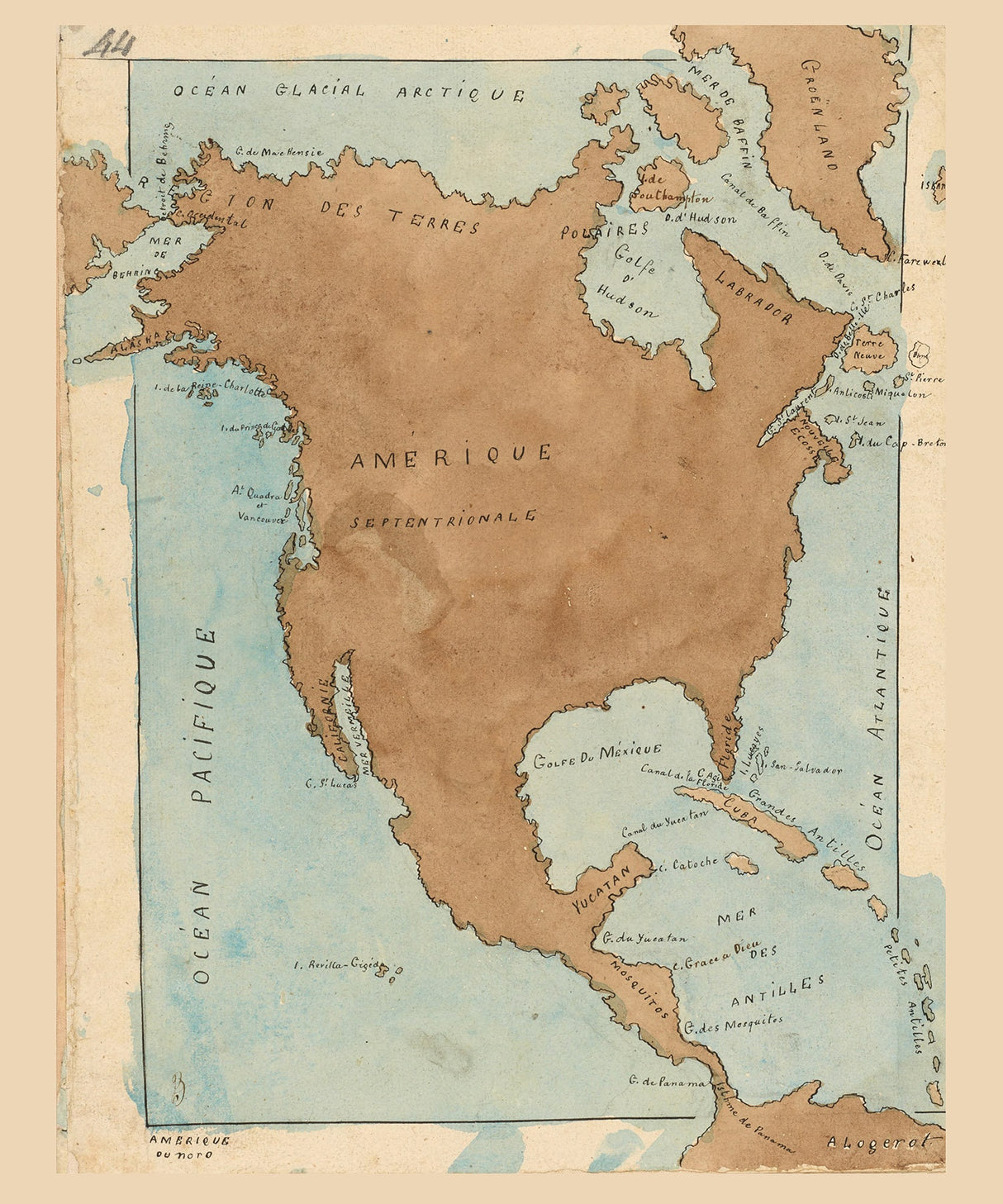 1857 Map of America