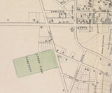 1866 Map of Saratoga Springs New York