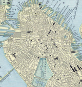 1899 Map of Boston Massachusetts