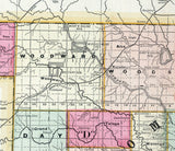 1899 Map of Oklahoma and Indian Territory