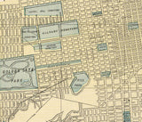 1899 Map of San Francisco California