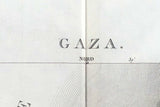 1826 Map of Gaza Palestine and Israel
