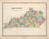 1827 Map of Kentucky