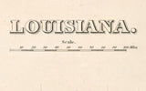 1827 Map of Louisiana