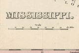 1827 Map of Mississippi