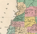 1827 Map of Mississippi