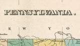 1827 Map of Pennsylvania