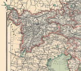 1910 Map of the Austro Hungarian Empire