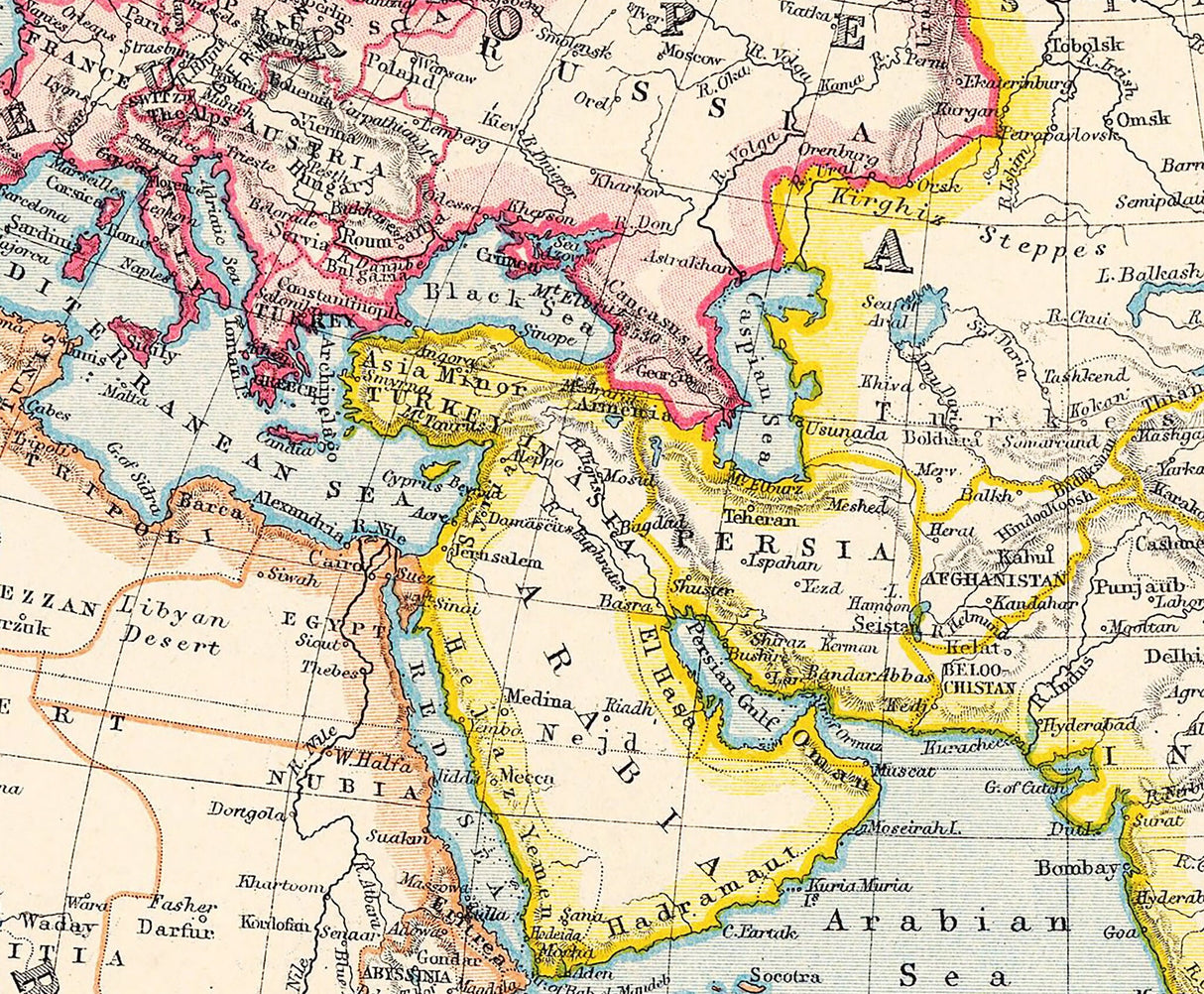 1910 Map of the World