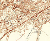 1944 Topo Map of Lynn Massachusetts Quadrangle