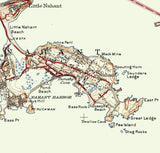 1946 Map of Nahant Massachusetts