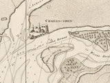 1778 Map of Charleston South Carolina and Harbor