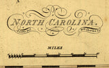 1814 Map of North Carolina