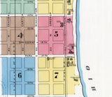 1890 Map of Ashland Boyd County Kentucky