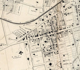 1867 Map of New Rochelle Westchester County New York