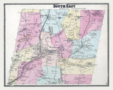 1867 Map of South East Putnam County New York