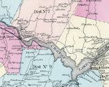 1867 Map of Yorktown Westchester County New York