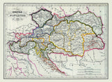 1834 Map of the Austrian Empire