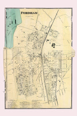 1868 Map of Fordham New York