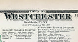 1868 Map of Westchester New York