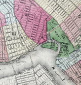 1873 Map of Brooklyn New York