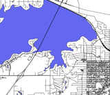 2024 Map of Cross Lake Caddo Parish Louisiana Shreveport
